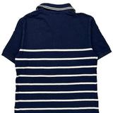 Age 14-16 Polo By Ralph Lauren Striped Polo Shirt - Large Navy Cotton