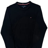 Tommy Hilfiger Sweater - Large Black Cotton