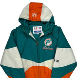 Miami Dolphins Logo Athletics Football Windbreaker - Medium Green Polyester