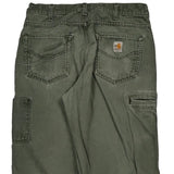 Carhartt Double Knee Carpenter Pants - 34W 34L Gray Cotton