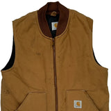 Carhartt Vest - Large Brown Cotton