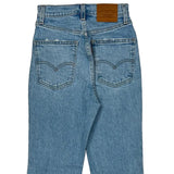 Levis Flared Jeans - 22W UK 2 Blue Cotton