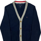 Tommy Hilfiger Cardigan - Small Navy Cotton