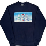 Disney Christmas Sweatshirt - Small Navy Cotton
