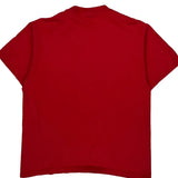 Nike T-Shirt - Medium Red Cotton
