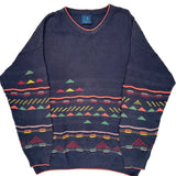 Unbranded Sweater - XL Navy Cotton
