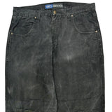 North Peak Double Knee Jeans - 36W 30L Grey Cotton