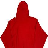Reverse Weave Champion Hoodie - Large Red Cotton