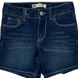 Age 6-7 Levis Denim Shorts - Mediumw 3L Blue Cotton Blend