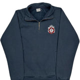 Carhartt 1/4 Zip - Medium Blue Cotton Blend