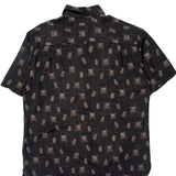 Batik Bay Hawaiian Shirt - Large Black Viscose