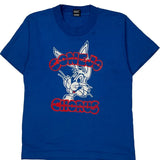 Age 14 Fruit Of The Loom Single Stitch T-Shirt - Large Blue Cotton Blend