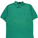 Polo By Ralph Lauren Polo Shirt - Large Green Cotton