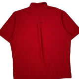 Chaps Ralph Lauren Checked Short Sleeve Shirt - XL Red Cotton