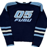 Youth Fubu Sweater - Medium Blue Cotton