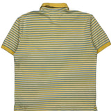 Tommy Hilfiger Striped Polo Shirt - Large Blue Cotton