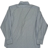 Polo By Ralph Lauren Striped Shirt - Medium Blue Cotton