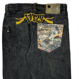 Lot 29 Hip Hop Jeans - 34W 30L Black Cotton