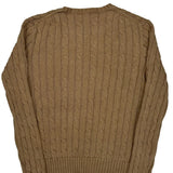 Polo By Ralph Lauren Sweater - Small Beige Cotton