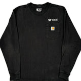 Carhartt Long Sleeve T-Shirt - Medium Black Cotton