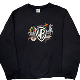 Warner Bros Cartoon Sweatshirt - XL Black Cotton