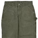 Carhartt Carpenter Trousers - 32W 30L Green Cotton
