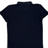 Age 10 Burberry Polo Shirt - Medium Navy Cotton