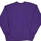 90'S Blank Unbranded Sweatshirt - XL Purple Cotton