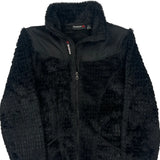 Reebok Fleece Jacket - Large Black Polyester