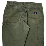 Dickies Carpenter Pants - 36W 31L Green Cotton