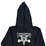 Skate And Destroy Thrasher Graphic Hoodie - Small Black Cotton
