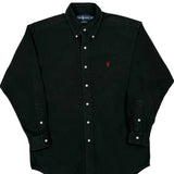 Blake Ralph Lauren Shirt - Medium Black Cotton
