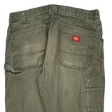 Dickies Carpenter Pants - 36W 32L Green Cotton