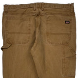 Dickies Carpenter Pants - 38W 30L Brown Cotton