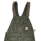 Carhartt Double Knee Overalls - 34W 30L Green Cotton