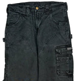 Dakota Grizzly Cargo Pants - 30W 31L Black Cotton