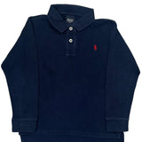 Age 5 Polo By Ralph Lauren Polo Shirt - XS Navy Cotton