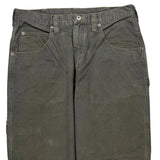 Wrangler Carpenter Trousers - 34W 30L Green Cotton