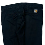Carhartt Chinos - 34W 32L Black Cotton Blend