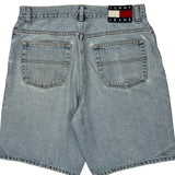 Tommy Jeans Denim Shorts - 35W 10L Light Wash Denim