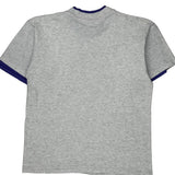 Lighthouse Print Oneita Single Stitch T-Shirt - Medium Grey Cotton