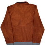 Patagonia Fleece Jacket - Large Brown Polyester