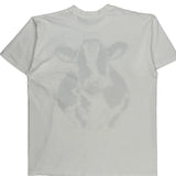 Single Stitch Cow Unbranded Graphic T-Shirt - Large Black Cotton