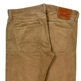 Levis Cord Pants - 34″ Waist Beige Corduroy