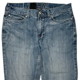 Helix Boot Cut Jeans - 36W 30L Light Wash Cotton