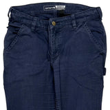 Carhartt Carpenter Trousers - 30W 30L Navy Cotton