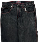 Webs Contrast Stitch Carpenter Jeans - 33W 31L Black Cotton