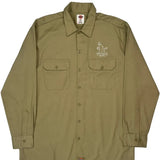 Dickies Shirt - Large Khaki Cotton