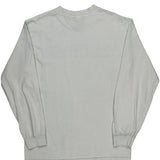 Nike Graphic Long Sleeve T-Shirt - Medium White Cotton