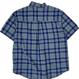 Chaps Ralph Lauren Checked Short Sleeve Shirt - Large Yellow Cotton